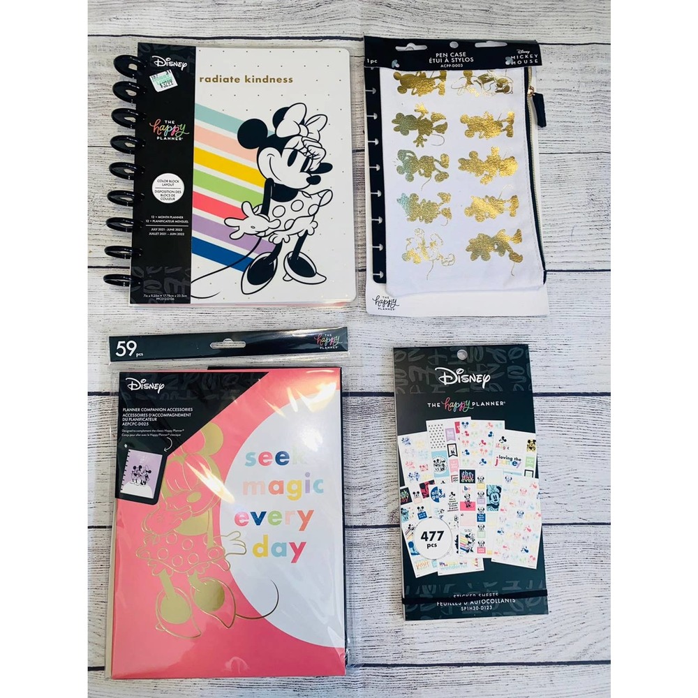 Happy planner Minnie Mouse Lot NWT